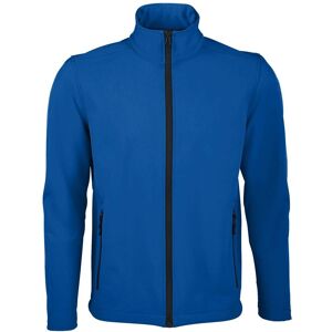 SOL'S Men's Race Full Zip Water Repellent Softshell Jacket in Blue Size: 2XL Blue 2XL SOL'S Men's Race Full Zip Water Repellent Softshell Jacket in Blue Size: 2XL Blue 2XL