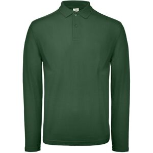 B&C Men's ID.001 Long Sleeve Polo Pack of 2 in Green Size: XS Green XS B&C Men's ID.001 Long Sleeve Polo Pack of 2 in Green Size: XS Green XS