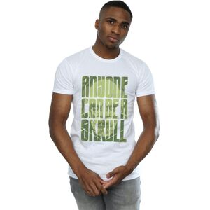 Marvel Men's Captain Anyone Can Be A Skrull T-Shirt in White Size: 5XL White 5XL Marvel Men's Captain Anyone Can Be A Skrull T-Shirt in White Size: 5XL White 5XL