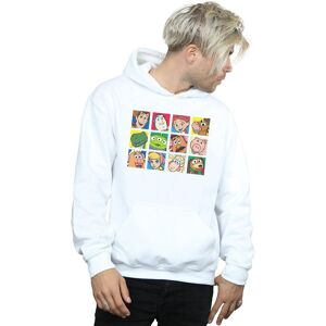 Disney Men's Toy Story Character Squares Hoodie in White Size: Small White S Disney Men's Toy Story Character Squares Hoodie in White Size: Small White S