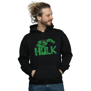 Marvel Men's Hulk Pixelated Hoodie in Black Size: Large Black L Marvel Men's Hulk Pixelated Hoodie in Black Size: Large Black L