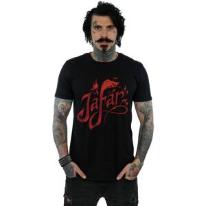 Disney Men's Aladdin Movie Jafar Flames Logo T-Shirt in Black Size: 4XL Black 4XL Disney Men's Aladdin Movie Jafar Flames Logo T-Shirt in Black Size: 4XL Black 4XL