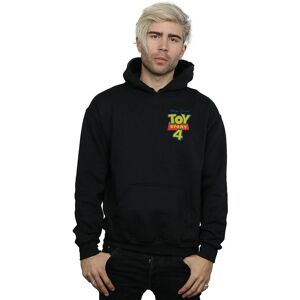 Disney Men's Toy Story 4 Logo Breast Print Hoodie in Black Size: XL Black XL Disney Men's Toy Story 4 Logo Breast Print Hoodie in Black Size: XL Black XL