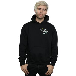 Disney Men's Minnie Mouse Tennis Breast Print Hoodie in Black Size: 5XL Black 5XL Disney Men's Minnie Mouse Tennis Breast Print Hoodie in Black Size: 5XL Black 5XL