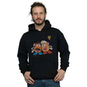 Disney Men's Toy Story 4 Mr & Mrs Potato Head Hoodie in Black Size: 4XL Black 4XL Disney Men's Toy Story 4 Mr & Mrs Potato Head Hoodie in Black Size: 4XL Black 4XL