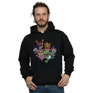 Disney Men's The Muppets Muppet Babies Colour Group Hoodie in Black Size: Small Black S Disney Men's The Muppets Muppet Babies Colour Group Hoodie in Black Size: Small Black S
