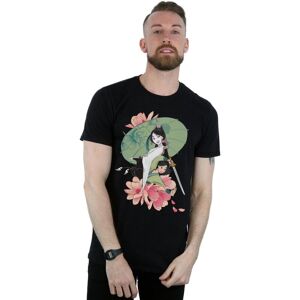Disney Men's Mulan Magnolia Collage T-Shirt in Black Size: 4XL Black 4XL Disney Men's Mulan Magnolia Collage T-Shirt in Black Size: 4XL Black 4XL