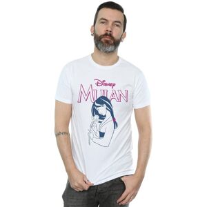 Disney Men's Mulan Magnolia Line T-Shirt in White Size: 3XL White 3XL Disney Men's Mulan Magnolia Line T-Shirt in White Size: 3XL White 3XL