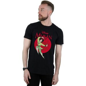 Disney Men's Mulan Dragon Circle T-Shirt in Black Size: Large Black L Disney Men's Mulan Dragon Circle T-Shirt in Black Size: Large Black L