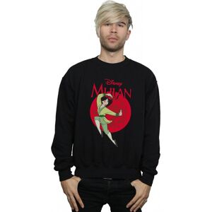 Disney Men's Mulan Dragon Circle Sweatshirt in Black Size: Medium Black M Disney Men's Mulan Dragon Circle Sweatshirt in Black Size: Medium Black M