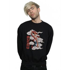 Disney Men's Mulan Mushu Dragon Sweatshirt in Black Size: Medium Black M Disney Men's Mulan Mushu Dragon Sweatshirt in Black Size: Medium Black M