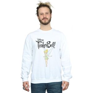 Disney Men's Tinker Bell Flying Tink Sweatshirt in White Size: 4XL White 4XL Disney Men's Tinker Bell Flying Tink Sweatshirt in White Size: 4XL White 4XL