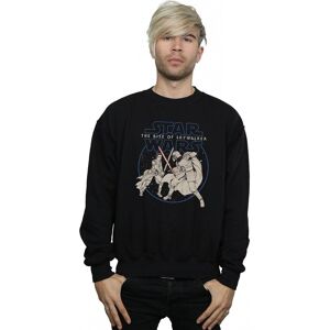 Disney Men's Star Wars The Rise Of Skywalker Rey & Kylo Combat Sweatshirt in Black Size: 5XL Black 5XL Disney Men's Star Wars The Rise Of Skywalker Rey & Kylo Combat Sweatshirt in Black Size: 5XL Black 5XL