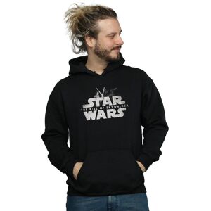 Disney Men's Star Wars The Rise Of Skywalker Rey & Kylo Battle Hoodie in Black Size: Small Black S Disney Men's Star Wars The Rise Of Skywalker Rey & Kylo Battle Hoodie in Black Size: Small Black S