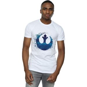 Disney Men's Star Wars The Rise Of Skywalker Resistance Symbol Wave T-Shirt in White Size: XL White XL Disney Men's Star Wars The Rise Of Skywalker Resistance Symbol Wave T-Shirt in White Size: XL White XL