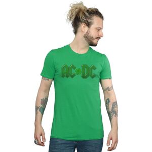 AC/DC Men's Shamrock Logo T-Shirt in Green Size: Small Green S AC/DC Men's Shamrock Logo T-Shirt in Green Size: Small Green S