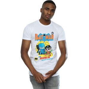 DC Comics Men's Super Friends Batman The Boy Wonder T-Shirt in White Size: 2XL White 2XL DC Comics Men's Super Friends Batman The Boy Wonder T-Shirt in White Size: 2XL White 2XL