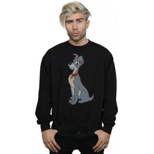 Disney Men's Lady & The Tramp Spaghetti Heart Sweatshirt in Black Size: Medium Black M Disney Men's Lady & The Tramp Spaghetti Heart Sweatshirt in Black Size: Medium Black M