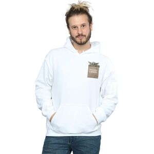 Star Wars Men's The Mandalorian Precious Cargo Faux Pocket Hoodie in White Size: 3XL White 3XL Star Wars Men's The Mandalorian Precious Cargo Faux Pocket Hoodie in White Size: 3XL White 3XL