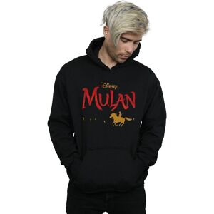 Disney Men's Mulan Movie Logo Hoodie in Black Size: Large Black L Disney Men's Mulan Movie Logo Hoodie in Black Size: Large Black L