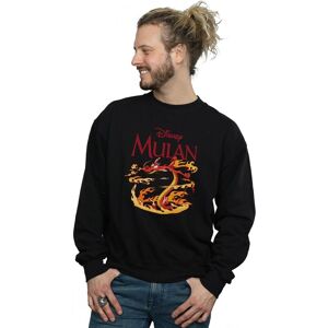 Disney Men's Mulan Mushu Dragon Fire Sweatshirt in Black Size: Medium Black M Disney Men's Mulan Mushu Dragon Fire Sweatshirt in Black Size: Medium Black M
