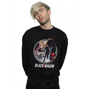 Marvel Men's Black Widow Movie Vintage Circle Sweatshirt Size: Medium Black M Marvel Men's Black Widow Movie Vintage Circle Sweatshirt Size: Medium Black M