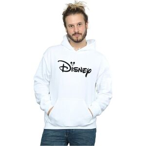 Disney Men's Mickey Mouse Head Logo Hoodie in White Size: Small White S Disney Men's Mickey Mouse Head Logo Hoodie in White Size: Small White S
