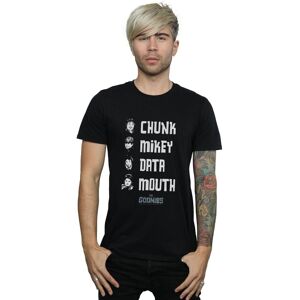 The Goonies Men's Name List T-Shirt in Black Size: 4XL Black 4XL The Goonies Men's Name List T-Shirt in Black Size: 4XL Black 4XL