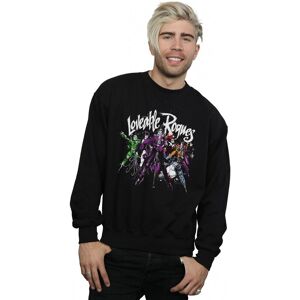 DC Comics Men's Batman Loveable Rogues Sweatshirt in Black Size: 4XL Black 4XL DC Comics Men's Batman Loveable Rogues Sweatshirt in Black Size: 4XL Black 4XL