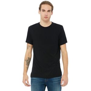 Bella + Canvas Men's Canvas Triblend Crew Neck Plain Short Sleeve T-Shirt in Black Size: Medium Black M Bella + Canvas Men's Canvas Triblend Crew Neck Plain Short Sleeve T-Shirt in Black Size: Medium Black M