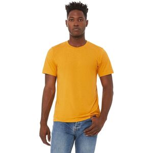 Bella + Canvas Men's Canvas Triblend Crew Neck Plain Short Sleeve T-Shirt in Mustard Size: XL Mustard XL Bella + Canvas Men's Canvas Triblend Crew Neck Plain Short Sleeve T-Shirt in Mustard Size: XL Mustard XL