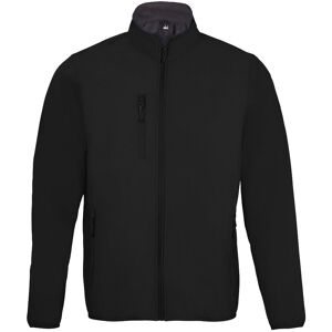 SOL'S Men's Radian Soft Shell Jacket in Black Size: Medium Black M SOL'S Men's Radian Soft Shell Jacket in Black Size: Medium Black M