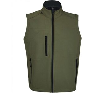 SOL'S Men's Rallye Soft Shell Bodywarmer Jacket in Dark Green Size: Large Dark Green L SOL'S Men's Rallye Soft Shell Bodywarmer Jacket in Dark Green Size: Large Dark Green L