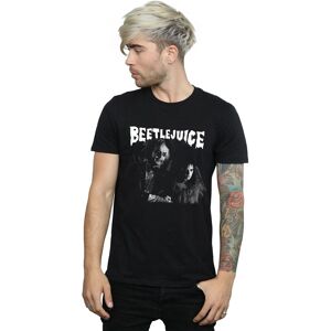 Beetlejuice Men's Monochrome Pair T-Shirt in Black Size: 4XL Black 4XL Beetlejuice Men's Monochrome Pair T-Shirt in Black Size: 4XL Black 4XL