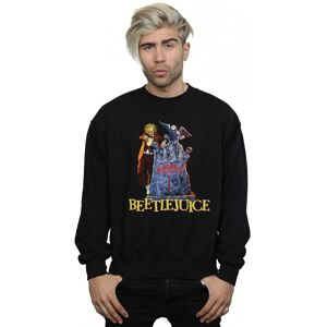 Beetlejuice Men's Here Lies Sweatshirt in Black Size: XL Black XL Beetlejuice Men's Here Lies Sweatshirt in Black Size: XL Black XL