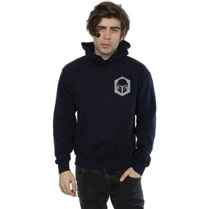 Star Wars Men's The Mandalorian He Goes Pocket Hoodie in Navy Size: Small Navy S Star Wars Men's The Mandalorian He Goes Pocket Hoodie in Navy Size: Small Navy S