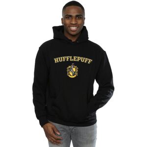 Harry Potter Men's Hufflepuff Crest Hoodie in Black Size: Medium Black M Harry Potter Men's Hufflepuff Crest Hoodie in Black Size: Medium Black M