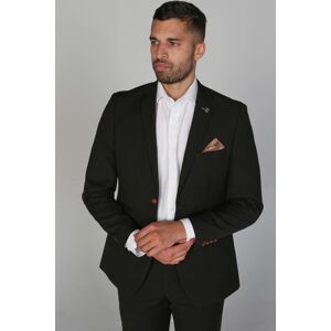 Paul Andrew Men's Mayfair Formal Blazer With Buttons in Black Size: 38R Black 38R Paul Andrew Men's Mayfair Formal Blazer With Buttons in Black Size: 38R Black 38R