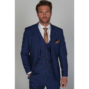 Paul Andrew Men's Mayfair Formal Blazer With Buttons in Blue Size: 36R Blue 36R Paul Andrew Men's Mayfair Formal Blazer With Buttons in Blue Size: 36R Blue 36R