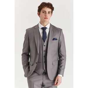 Paul Andrew Men's Edward Blazer Tailored Fit Summer Suit Jacket in Grey Size: 36R Grey 36R Paul Andrew Men's Edward Blazer Tailored Fit Summer Suit Jacket in Grey Size: 36R Grey 36R