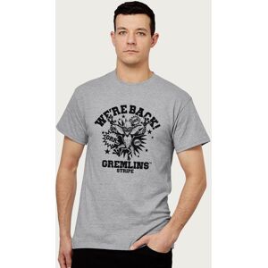 Gremlins Men's We Are Back T-Shirt in Mid Grey Size: Large Mid Grey L Gremlins Men's We Are Back T-Shirt in Mid Grey Size: Large Mid Grey L