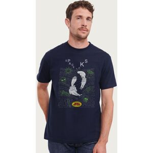 Beavis and Butthead Men's Space Sucks Words Background T-Shirt in Navy Size: Medium Navy M Beavis and Butthead Men's Space Sucks Words Background T-Shirt in Navy Size: Medium Navy M