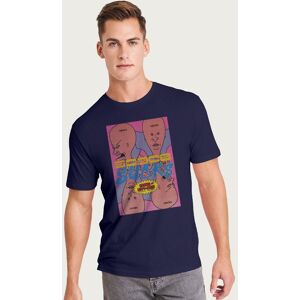 Beavis and Butthead Men's Retro Space Suck Mirrored Watchers T-Shirt in Navy Size: XL Navy XL Beavis and Butthead Men's Retro Space Suck Mirrored Watchers T-Shirt in Navy Size: XL Navy XL