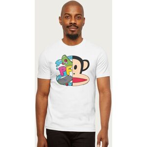 Paul Frank Men's Julius Skateboard Face Logo T-Shirt in White Size: 2XL White 2XL Paul Frank Men's Julius Skateboard Face Logo T-Shirt in White Size: 2XL White 2XL