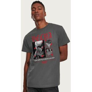 Stranger Things Men's Vecna Henry Creel Gothic Suffering Quote T-Shirt in Charcoal Size: Medium Charcoal M Stranger Things Men's Vecna Henry Creel Gothic Suffering Quote T-Shirt in Charcoal Size: Medium Charcoal M