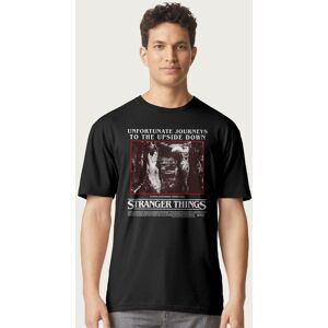 Stranger Things Men's Upside Down Journeys Eleven Vs Vecna T-Shirt in Black Size: XL Black XL Stranger Things Men's Upside Down Journeys Eleven Vs Vecna T-Shirt in Black Size: XL Black XL