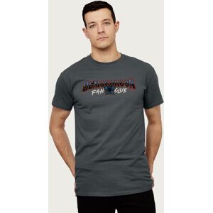 Stranger Things Men's Demogorgon Fan Club T-Shirt in Charcoal Size: Large Charcoal L Stranger Things Men's Demogorgon Fan Club T-Shirt in Charcoal Size: Large Charcoal L