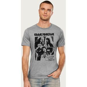Stranger Things Men's Eddie Munson Hellfire Club T-Shirt in Mid Grey Size: XL Mid Grey XL Stranger Things Men's Eddie Munson Hellfire Club T-Shirt in Mid Grey Size: XL Mid Grey XL