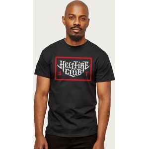 Stranger Things Men's Gothic Text Hellfire Club T-Shirt in Black Size: 2XL Black 2XL Stranger Things Men's Gothic Text Hellfire Club T-Shirt in Black Size: 2XL Black 2XL