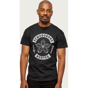 Stranger Things Men's Demogorgon Head Hunter T-Shirt in Black Size: Small Black S Stranger Things Men's Demogorgon Head Hunter T-Shirt in Black Size: Small Black S